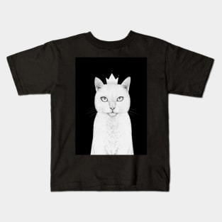 Queen cat Kids T-Shirt